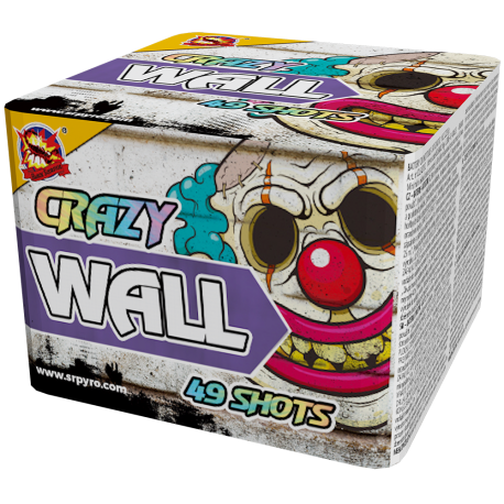 Ohňostroj Crazy wall 49rán 16mm