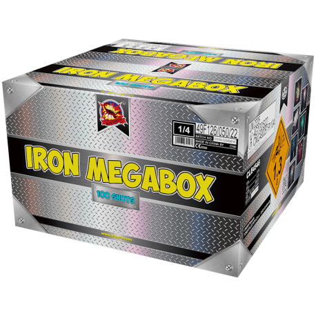 Ohňostroj Iron megabox 30mm 100ran 1ks