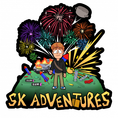 Nálepka Sk Adventures ohňostroj