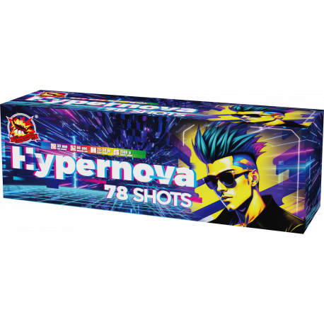 Ohňostroj Hypernova 78ran 30mm 1ks