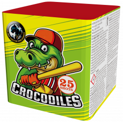 Ohňostroj Crocodiles 25 rán 20 mm 1ks